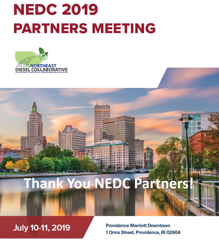 Thank You NEDC Partners! 2019 NEDC Partners Meeting, July 11, 2019, Providence Mariott Downtown,1 Orms Street, Providence, RI